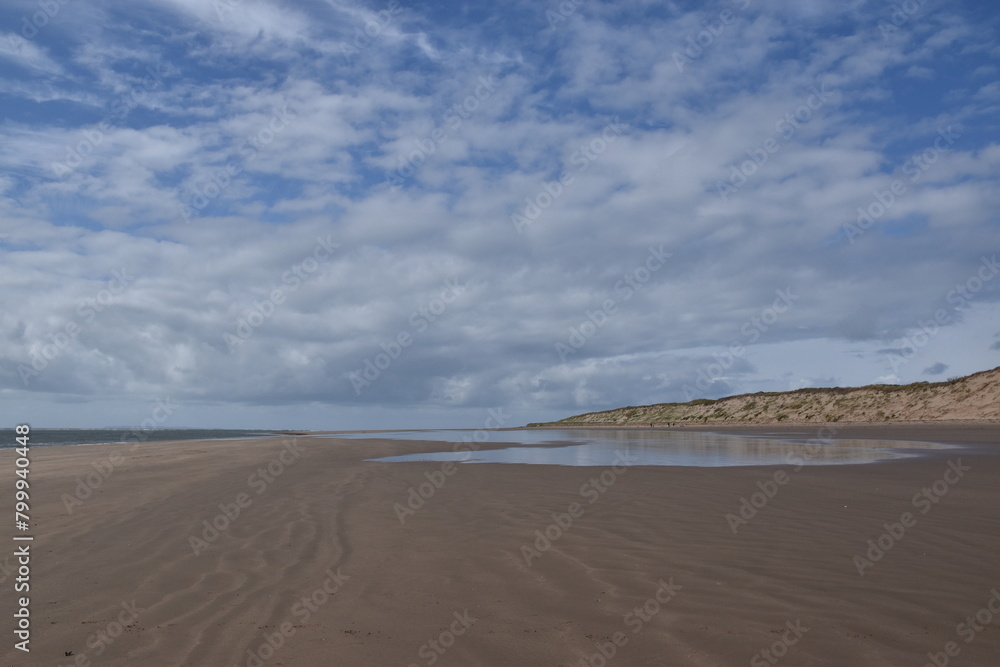 the large beach of Saunton sands giving the effect of a desert in the uk the large beach of Saunton sands giving the effect of a desert in the uk