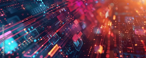 Abstract technology background
