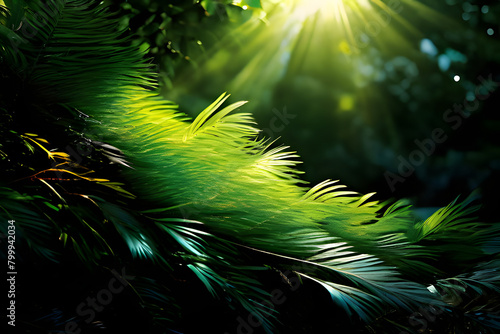 Through the harmony of light and shadow  the animals and plants living in magnificent and beautiful nature  the texture of animal fur or feathers  the shape and color of leaves  ai  generative             k