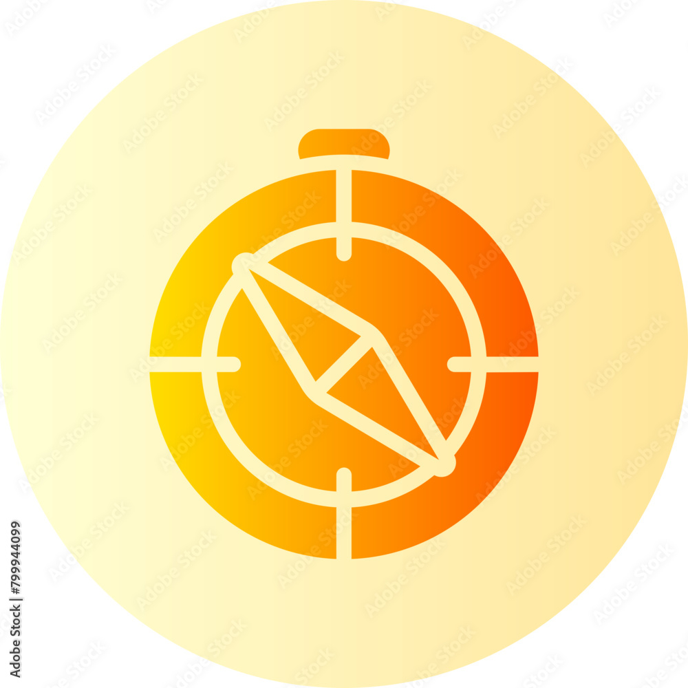 compass gradient icon compass gradient icon