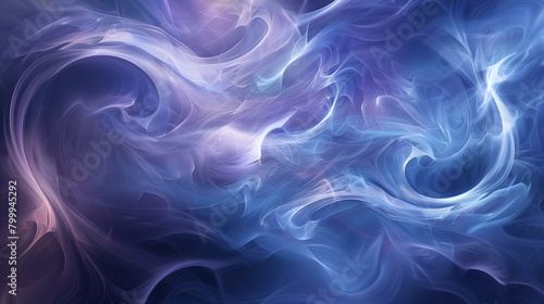 Dynamic Fluidity  Abstract Swirling Clouds and Patterns Energizing Digital Designs