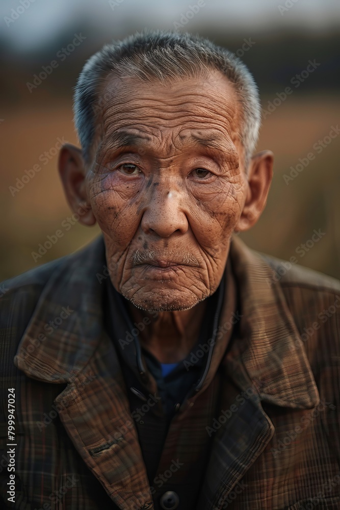 Portrait of an elderly man