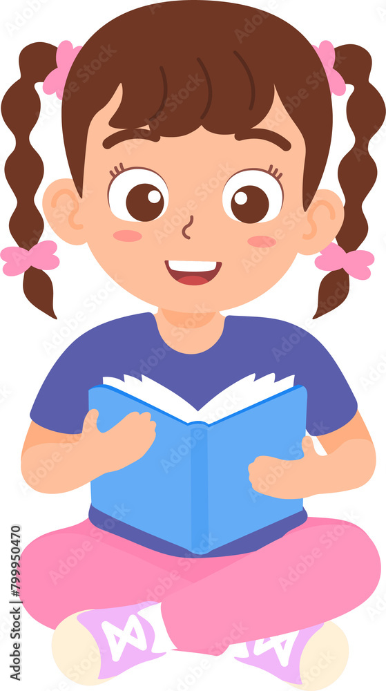 Child reading a book. Concept for learning and education. Child reading a book. Concept for learning and education.