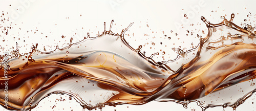  Brown liquid 