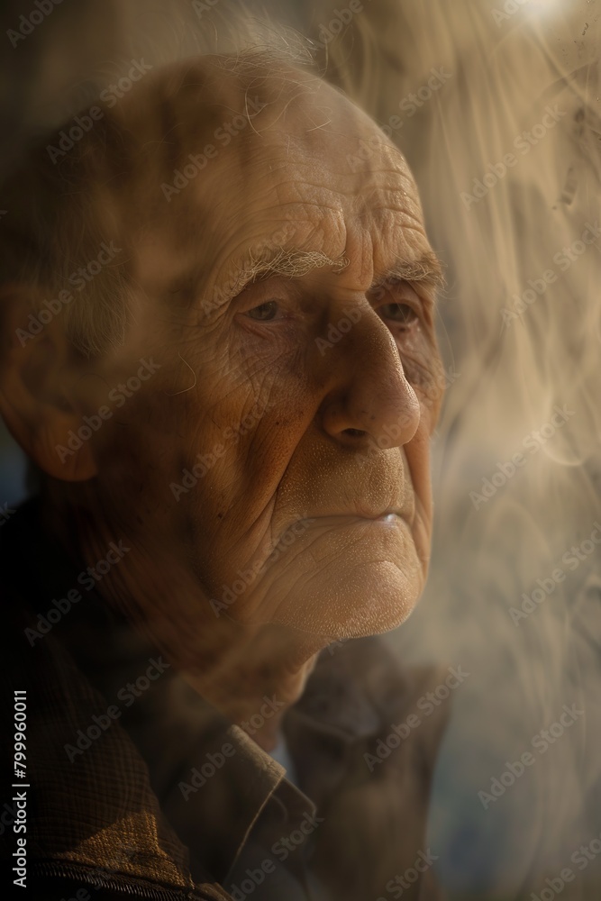 Portrait of an elderly man Portrait of an elderly man