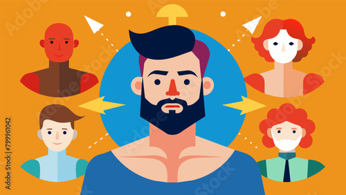 A performance art piece where the artist showcases different extremes of masculinity from hypermasculinity to nontraditional expressions to highlight.