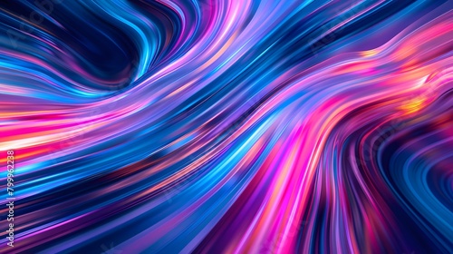 Modern abstract high-speed movement. Colorful dynamic motion on blue background. Movement technology pattern for banner or poster design background concept.