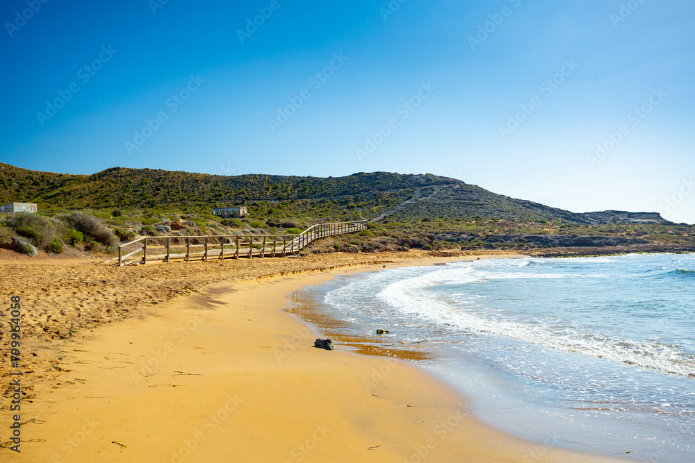 Calblanque beach near Cabo de Palos, Spain	