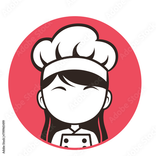 professional South Asian chef with a headscarf poses with a fork and spoon in a commercial kitchen