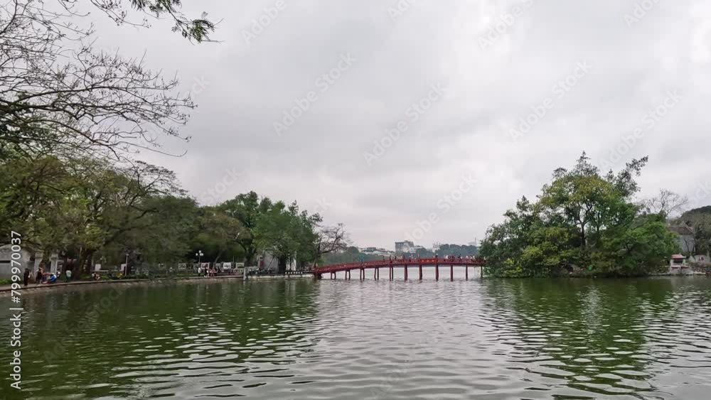 Tranquil Hoan Kiem Lake Panorama Tranquil Hoan Kiem Lake Panorama