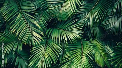 palm tree leaves