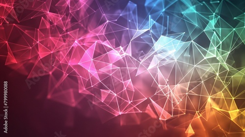 Beautiful nice abstract polygon background
