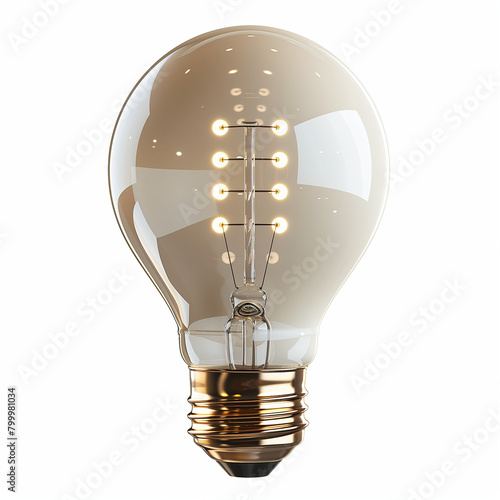 light bulb isolated on white