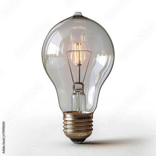 light bulb isolated on white