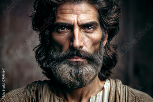 The prophet Ezekiel: Portrait of a Biblical Figure from The Old Testament Tanakh photo