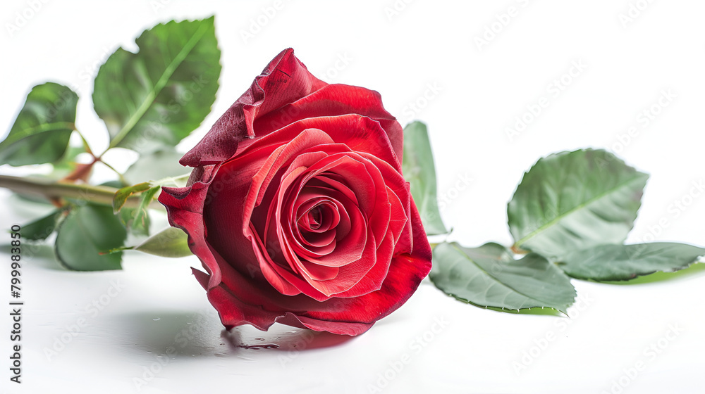Beautiful Tender Red Rose Flower with stem Isolated on White background, beautiful single red rose lying down on a white background,Beautiful dark red rose isolated on white background Beautiful Tender Red Rose Flower with stem Isolated on White background, beautiful single red rose lying down on a white background,Beautiful dark red rose isolated on white background