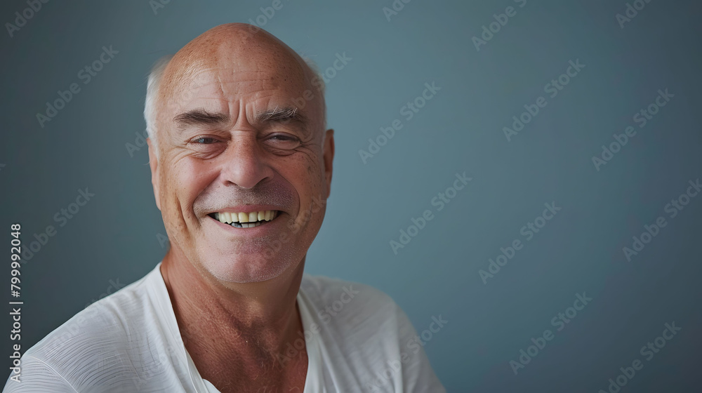 Smiling Middle-Aged White Man Smiling Middle-Aged White Man