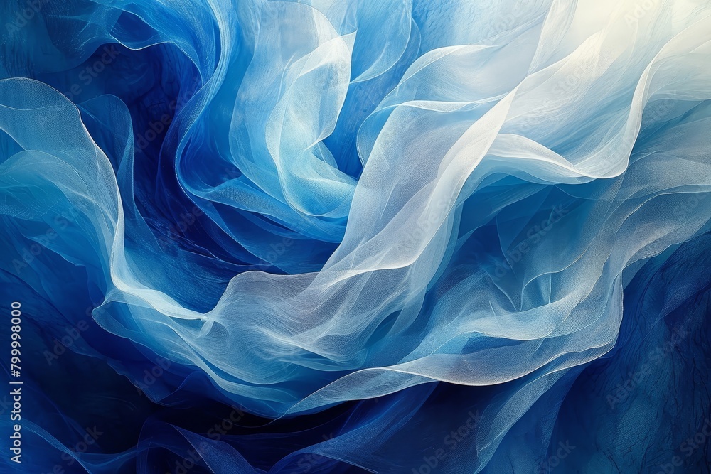 Abstract Sapphire Serenity Abstract Sapphire Serenity