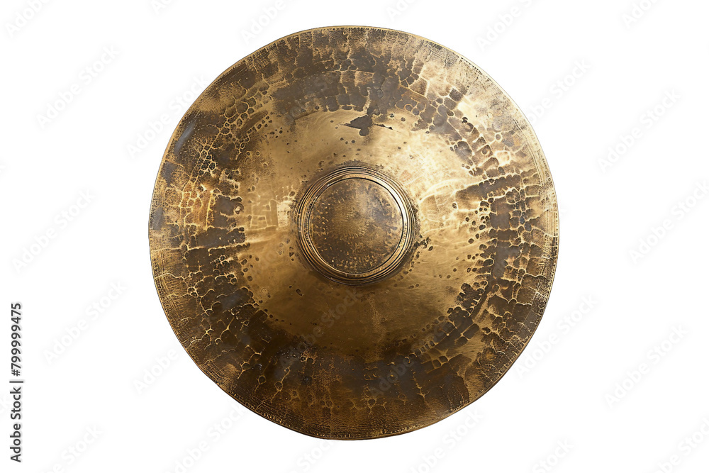 Gong Musical-instrument On Transparent Background.