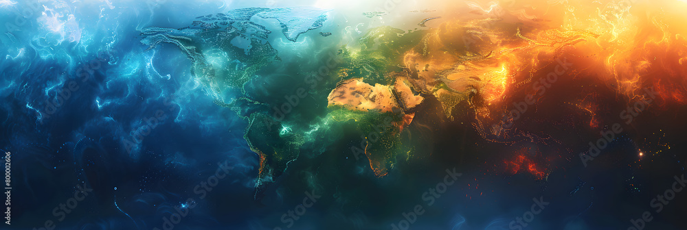 Cosmic Canvas: A Whimsical Earth Map on a Blank Backdrop Cosmic Canvas: A Whimsical Earth Map on a Blank Backdrop