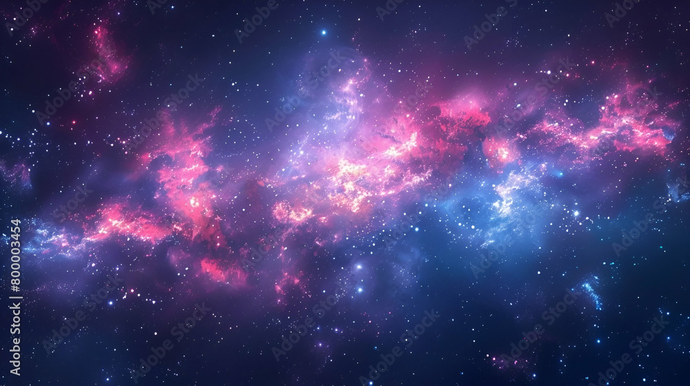 a cheerful unicorn prancing in the cosmos, galaxy style