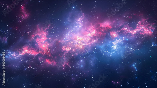 a cheerful unicorn prancing in the cosmos, galaxy style photo
