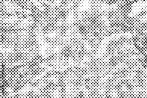 Vector black halftone texture effect background.