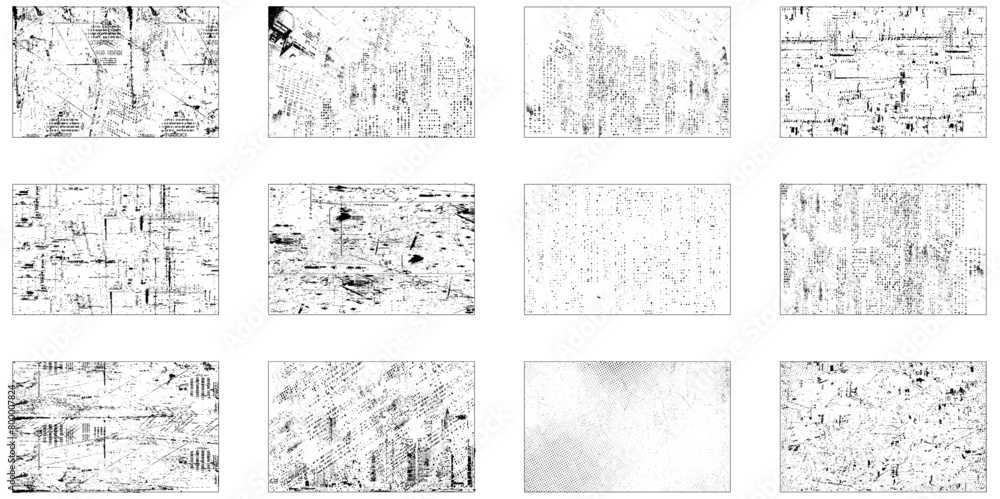 Set of grunge distressed texture background. Paint grunge texture bundle Set of grunge distressed texture background. Paint grunge texture bundle