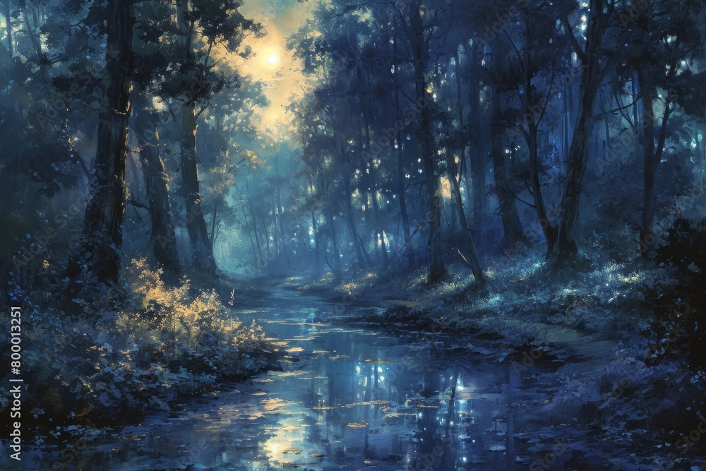 Fototapeta premium Mystical Twilight Enchantment