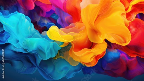 abstract colorful background with water