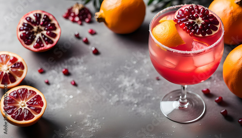 citrus and pomegranate cocktail © Kubista