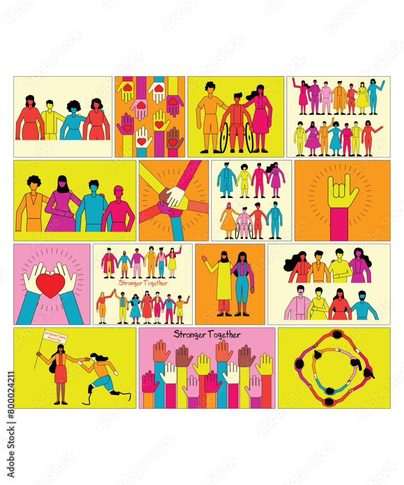 15 Icons Showing Diversity Equality Inclusion 15 Icons Showing Diversity Equality Inclusion