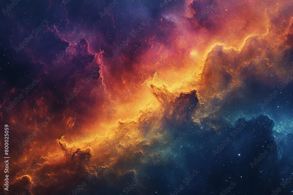 Fototapeta premium Celestial Velvet Dreams