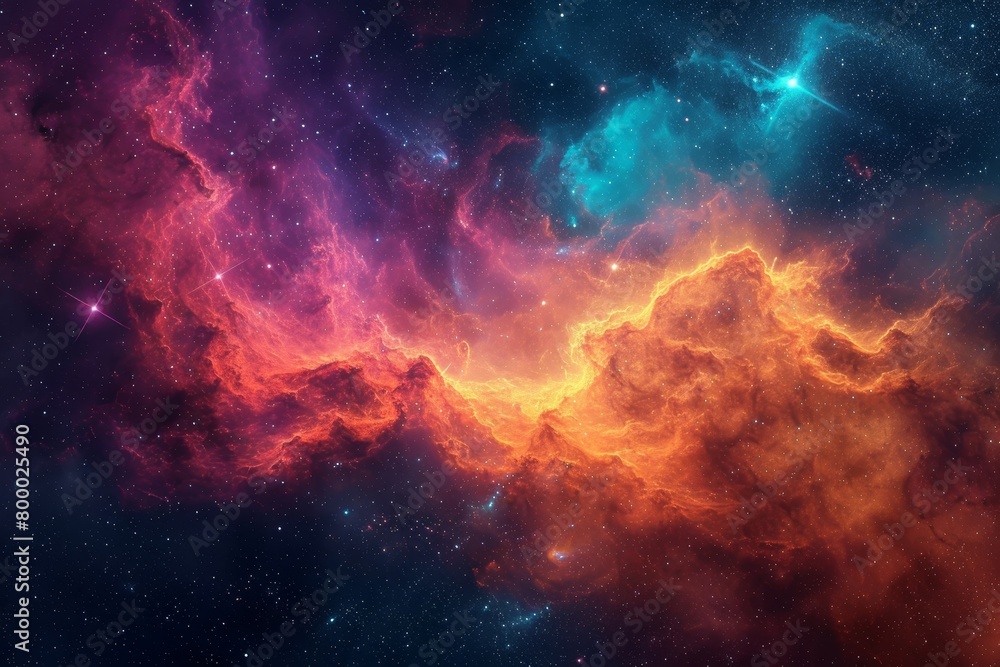 Obraz premium Celestial Velvet Harmony