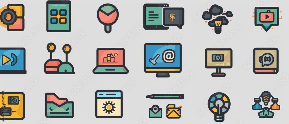 Business icon set Business icon set