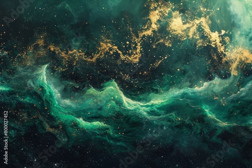 Emerald Galaxy Opulence
