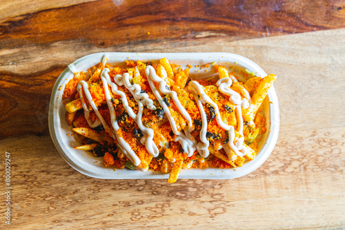 Loaded French Fries with Curshed chips