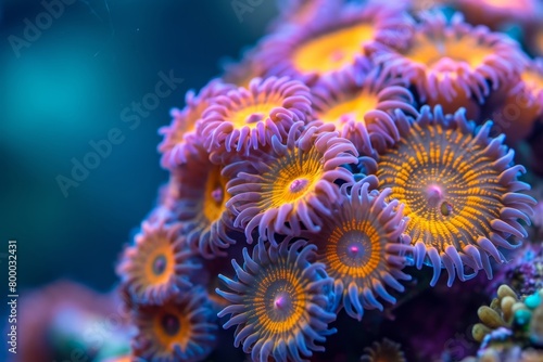 Vibrant Prism Coral Bloom