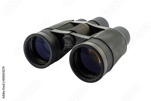Visitor Binoculars for Exploration On Transparent Background.