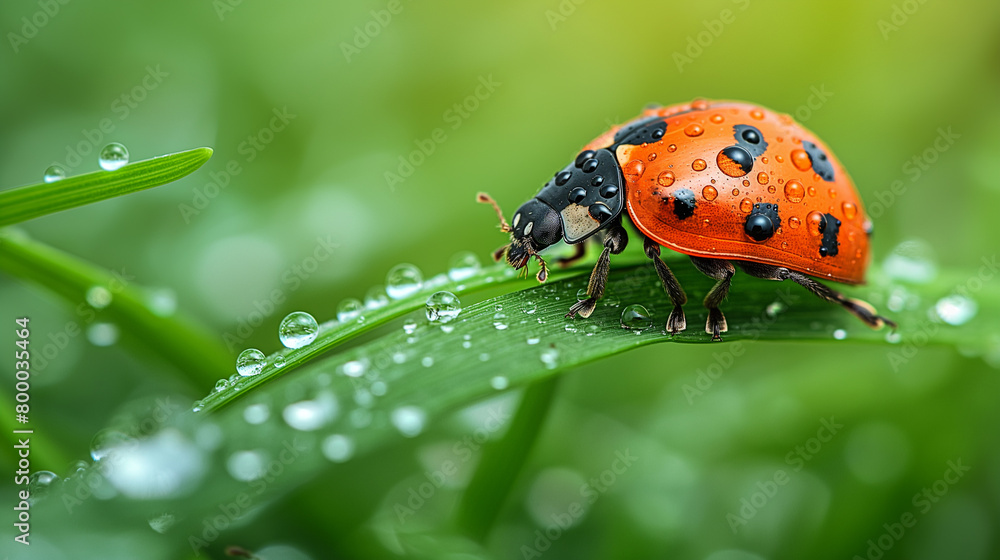 ladybug on leaf