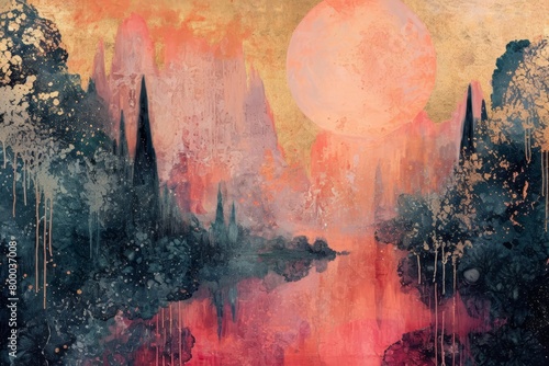 Serene Rose Gold Dreamscape © Louis Deconinck