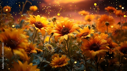 Stellar Blooms: Sunflower Galaxy in a Cosmic Meadow