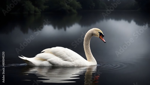 swan on the lake