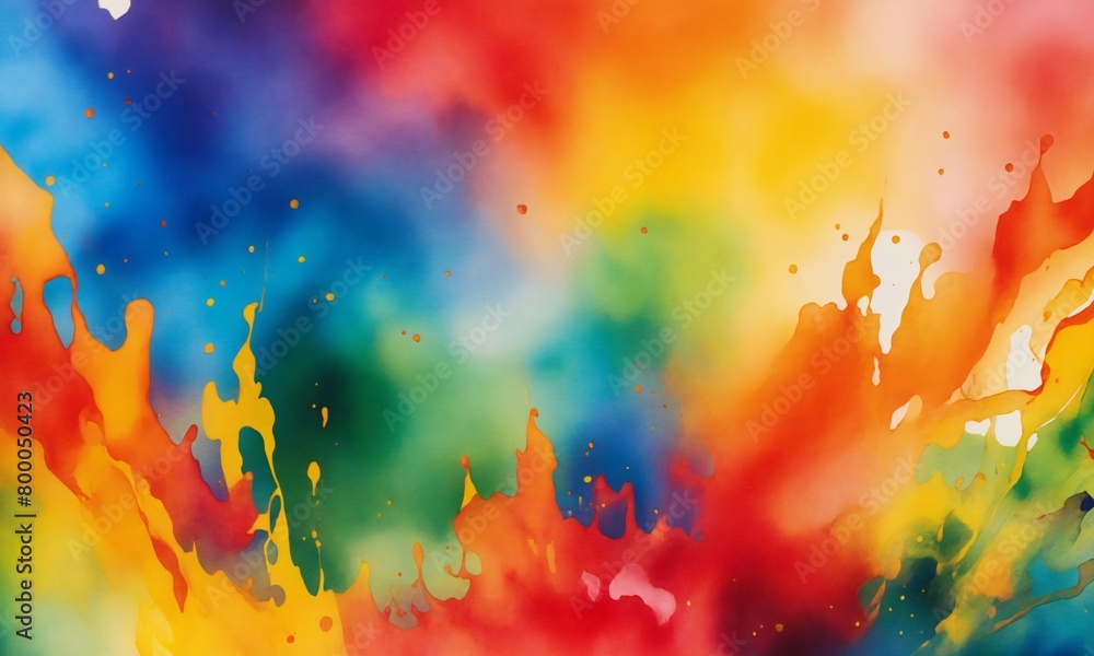 Rainbow watercolor LGBT watercolor beautiful splash