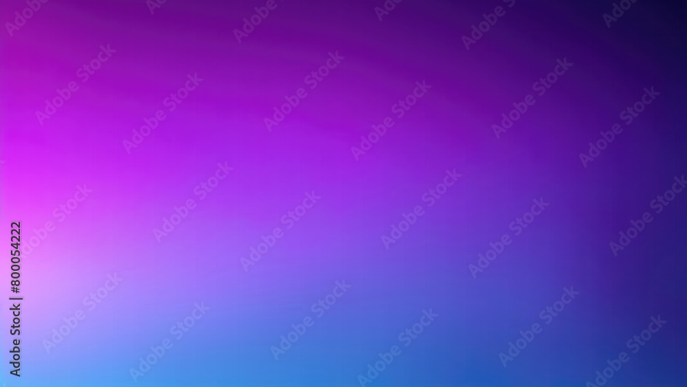 Fototapeta premium Blue and purple grain texture magenta glowing light blurred colors Retro grainy gradient banner background