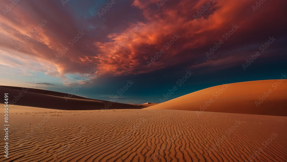 Sunset view to Tin Merzouga dune at Tassili nAjjer national park, Algeria
Sunset view to Tin Merzouga dune at Tassili nAjjer national park, Algeria