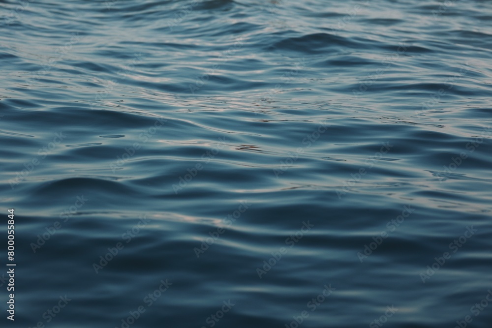 Naklejka premium blue water surface, Water waves background, blue sea background, ocean waves background