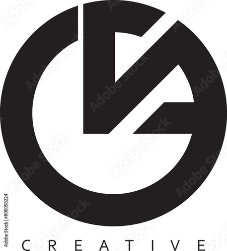 SC or SOG letter modern logo design