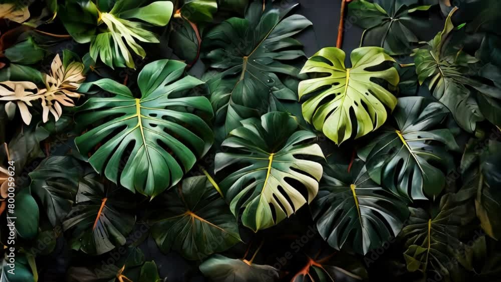 Monstera leaves, Background of Monstera leaves. Monstera leaves, Background of Monstera leaves.