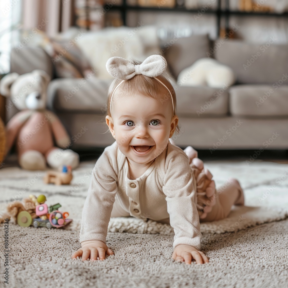 the baby is playing with toys. selective focus the baby is playing with toys. selective focus